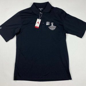 NEW Los Angles Kings 2015 Stanley Cup Champions Antigua Polo Golf Shirt Men's S